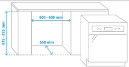 Siemens SN43ES22AE - Onderbouw vaatwasser - 60 cm - RVS - Label A — thumbnail 5