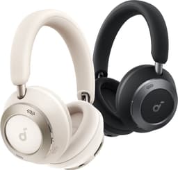 Soundcore Space One Pro by Anker, adaptieve actieve ruisonderdrukking, 6 microfoons, opvouwbaar design, 60 uur lossless audio, ultrasnel opladen, hi-res draadloze audio via LDAC, comfortabele pasvorm — thumbnail 5
