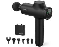 Mila Shop Massage Gun Professioneel PRO - Massage Pistool - Inclusief Koffer en 5 Opzetstukken - Krachtig en Draadloos - Sport en Relax Massage Apparaat