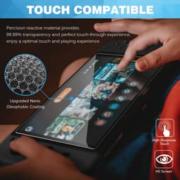 YONO Screen Protector Set – Geschikt voor Nintendo Switch 2 – Gehard Glas 2 Stuks – 9H Hardheid, Krast Niet en Bubbelvrij — thumbnail 4