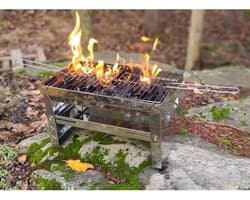 ‎Opvouwbare houtskoolgrill Trek Mustang 43,5x25,5cm‎