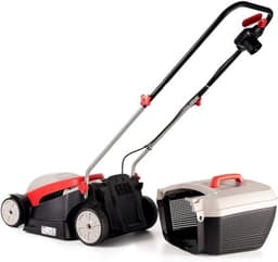Thuys - Handmaaier – Kooimaaier – Grasmaaier Handmatig – XL Wielen – Inclusief Draagtas – 30L Opvangbak – Hoogwaardig Staal – Rood — thumbnail 2