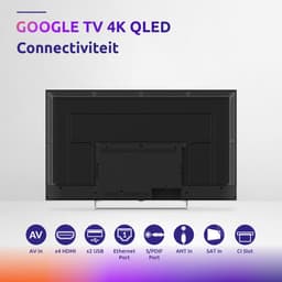 STRONG - TV 50" (126 cm) SRT50UG8773C QLED - Smart Google TV 4K UHD - Chromecast - Google Assistant - Dolby ATMOS - Doly Vision - Quantum dot colors - Drievoudige tuners - Wifi - Bluetooth - Port Ethernet - 4xHDMI + 2xUSB - NETFLIX — thumbnail 3