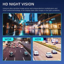 Dashcam voor Auto - Dual - Camerabewaking - Full HD - Zwart — thumbnail 3