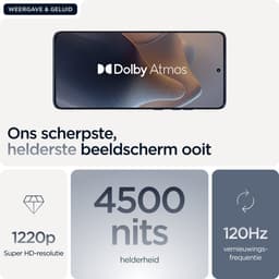 Motorola edge 60 fusion - 8/256GB - Slipstream (Grijs) — thumbnail 22
