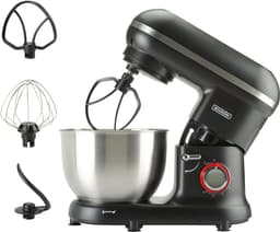 Bourgini Classic Kitchen Chef Keukenmachine - 4.5L Mengkom - Keukenmixer - Keukenrobot - 1300W- Zwart — thumbnail 1