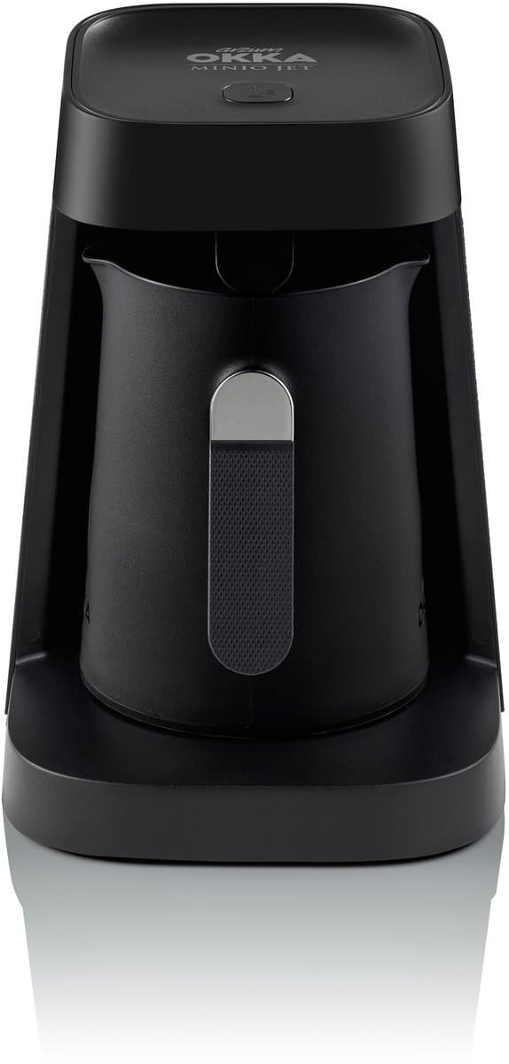 Arzum OKKA Minio Jet Turks Koffiezetapparaat OK0017-0500 | Zwart/Chroom - Dubbelzijdige koffiepot - 1-5 kopjes - 480W — afbeelding 1