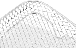 3 delige - kookrek - grillrek - Geschikt voor Airfryer Rek - Dehydratorrek voor airfryer ove - gelaagde dehydrator rekken - stapelbaar - meerlagig roestvrijstalen droogrek - rechthoekig - RVS - zilver - 19*13*9 cm — thumbnail 7
