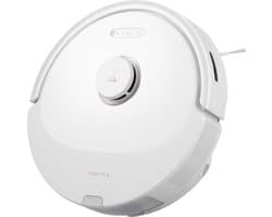 Roborock Q8 Max - Robotstofzuiger - Wit - Borstel Dubbele reinigingskracht - Tech Obstakel Vermijden