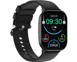 Denver Smartwatch - Android iOS - Volledige Belfunctie - Amoled Display - Sporthorloge - Hartslagmeter - Saturatiemeter - Slaapmonitor - SWC187B