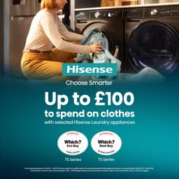 Hisense 7S Serie DH7S107BB - Wasdroger met Energielabel C - TFT Display - Warmtepompdroger - 10kg - ConnectLife - Basket Dry — thumbnail 15