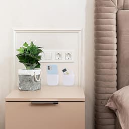 8 stuks - afstandsbediening houder - zelfklevend - Remote Controll Holder - organizer aan de muur - Muurhouder - Opbergdoos voor wandmontage - telefoon oplader, penhouder, organizer voor thuis, kantoor en school - ABS - 11.5*8*3.5 cm — thumbnail 2