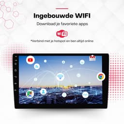 Boscer Autoradio 2Din Universeel - 10.1 Inch IPS HD Touchscreen - Android 15 - Apple Carplay & Android Auto (Draadloos) - 6+128GB - GPS Navigatiesysteem - Bluetooth, WiFi, MP5 - AHD Achteruitrijcamera — thumbnail 4