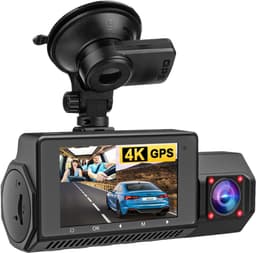 Dashcam - Daschcams - Auto - Camera - Vooruit - Achteruit - Video - Autobeveiliging - Parkeerbeveiliging - Recording - Dag en Nacht - Schadepreventie — thumbnail 1