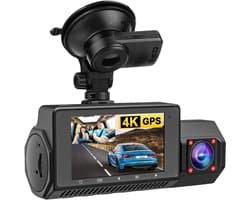 Dashcam - Daschcams - Auto - Camera - Vooruit - Achteruit - Video - Autobeveiliging - Parkeerbeveiliging - Recording - Dag en Nacht - Schadepreventie