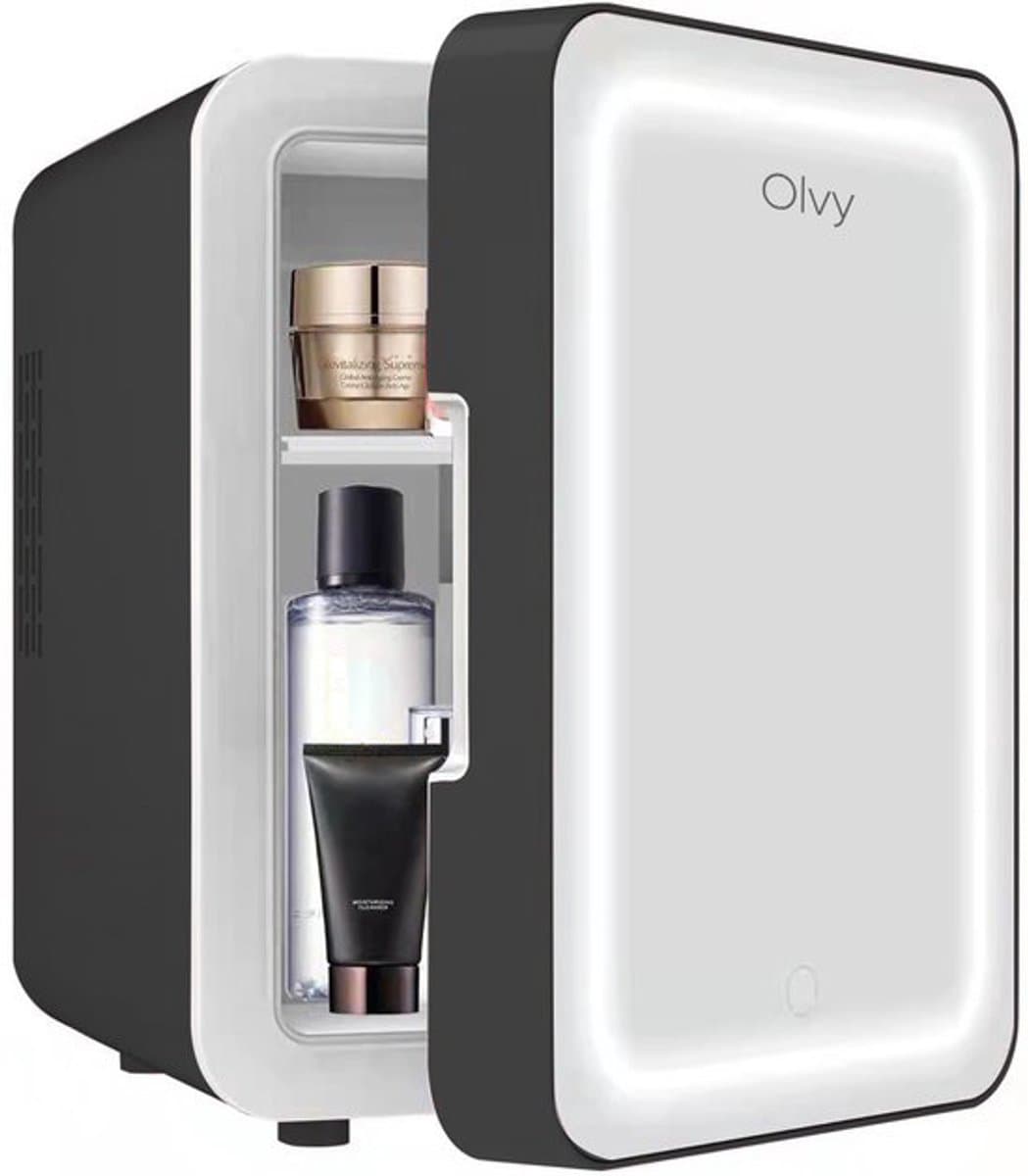 Olvy Skincare Fridge - Mini Koelkast - Skincare Koelkast - Inclusief E-Book - Make-up Koelkast - 4 Liter — afbeelding 1