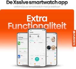 Xssive SW10 Smartwatch Heren & Dames | AMOLED | Hartslagmeter | Waterdicht IP67 | Milanese en Siliconen Bandjes - Geschikt voor Apple & Android Watch — thumbnail 2