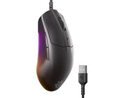 SteelSeries Rival 3 Gen 2 - Bedrade Gaming Muis - 3-zone RGB - Zwart