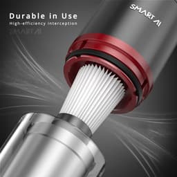 SmartAI H5 Handstofzuiger, 17000 Pa mini led-draadloze accu-handstofzuiger, 30 minuten duur, lichte accustofzuiger voor auto — thumbnail 2