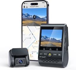 Thuys – Dual Dashcam – Voor Auto 1080p – Voor en Achter Camera – Auto Camera – G-Sensor – App Bediening – Parkeermodus — thumbnail 1
