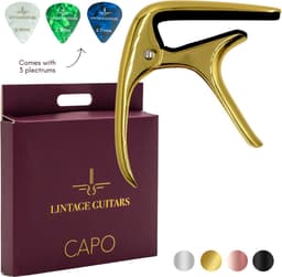 Universele Gitaar Capo - Metallic Goud - Capo Gitaar - Capo Akoestische / Klassieke / Elektrische gitaar — thumbnail 1