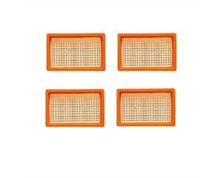 4 Stuks HEPA Stofzuigerfilters Compatibel met Kärcher MV4 MV5 MV6 WD4 WD5 WD6 – Vervangend Luchtfilter – 160x100x50 mm – Duurzaam & Efficiënt – Voor Nat- en Droogzuigers – Stofzuigeraccessoire