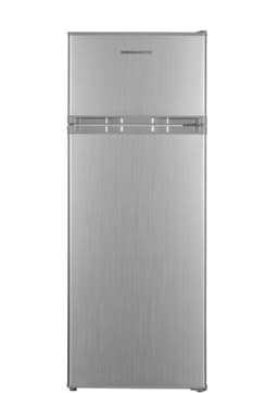 Heinner HF-H2206SE++ Koel-vriescombinatie – 206 L – LED-verlichting – Omkeerbare Deur – Instelbare Thermostaat – Zilver – 5 Jaar Garantie — thumbnail 1