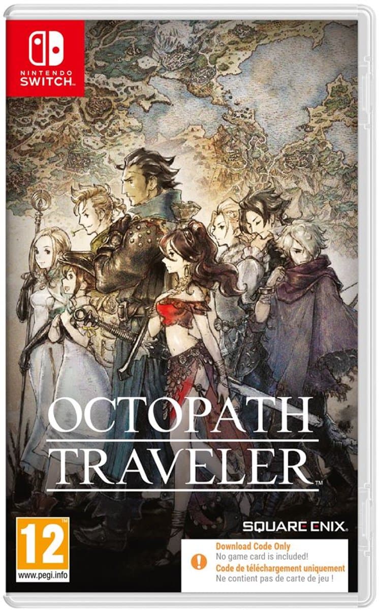 Octopath Traveler - Nintendo Switch - Code in a box — afbeelding 1