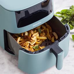Zomerdeal: XXL Air Fryer 7,2 L Smokey Blue + Sandra’s snelle en gezonde Air Fryer-recepten — thumbnail 5