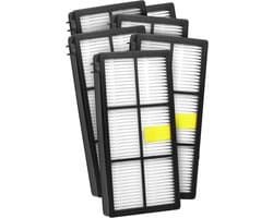 6x Dparts HEPA filter geschikt voor iRobot Roomba 800-900 series met AeroForce stofzuigerfilters - robotstofzuiger hepafilter voor series 805 865 870 871 876 880 886 895 896 960 965 966 980 - nr. 4415864