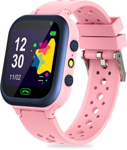 Ohome Smartwatch kinderen - Horloge Kind - Kinder Smartwatch - Tracker voor Kinderen - Kinderhorloge Jongen en meisjes - Roze — thumbnail 1