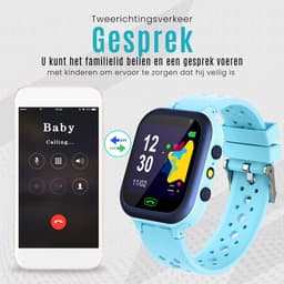 Ohome Smartwatch kinderen - Horloge Kind - Kinder Smartwatch - Tracker voor Kinderen - Kinderhorloge Jongen en meisjes - Blauw — thumbnail 4
