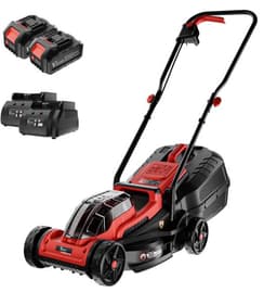 YARDIO Tools® - Grasmaaier Elektrisch - Grasmaaier Accu - Handmaaier - 320mm maaibreedte - 21v incl. 2x 4.0a Accu en Snellader - tot 100m2 - Lawnmaster 320 - LawnMaster320-2x-4.0aBAT — thumbnail 1