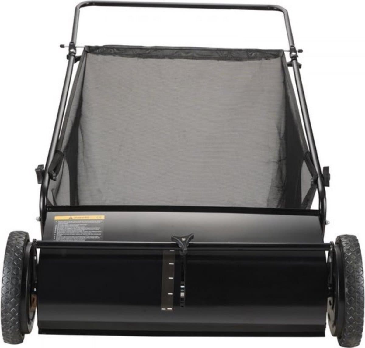 Handmatige hark grasmaaier PRO - Snel bladeren en takken verzamelen - Handmatig Grasmaaier - 66cm Veegbreedte - 198L Capaciteit — afbeelding 1