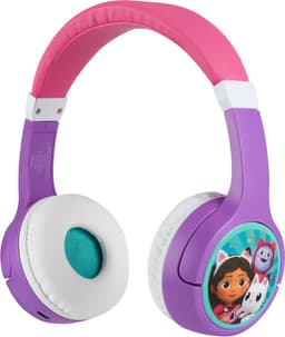 Gabby's Poppenhuis - draadloze kinderkoptelefoon - met volumebegrenzing - lange speeltijd - met extra audiokabel - bluetooth — thumbnail 1