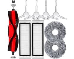 accessoires voor stofzuiger compatibel met Xiaomi Mi Robot Mi Robot Vacuum - Mop (STYTJ01ZHM) / Mop 2 Pro+ (STYTJ02ZHM) / Mop 2 (STYTJ03ZHM) / S10+ (B105) / X10 (B102GL) / X10+ (B101GL) / X20 / Dreame F9 / 1C / 2C / 1T - Hoogwaardige vervanging