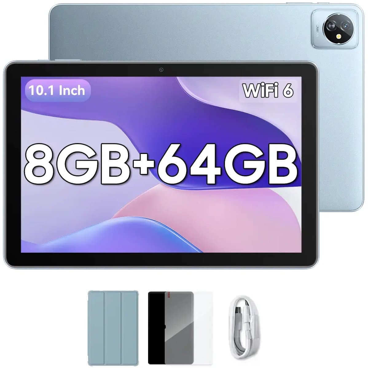 Blackview Tab 70 WiFi - Tablet - WIFI 6 - 64GB - 10.1 inch - Android 14 - 6580mAh - Blauw — afbeelding 1