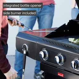 Barbecook Siesta 412 Graphite gas BBQ zwart 132x56x118cm — thumbnail 4