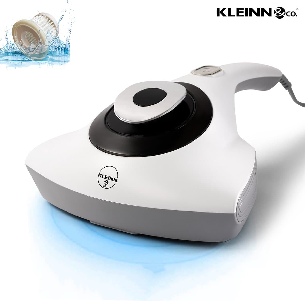 KLEINN & co.® Bank en Matras Reiniger - Tapijt Reiniger - Geschikt voor Dierenharen - Huisstofmijt Stofzuiger - UV-C lamp doodt micro organismen - Bed Reiniger Stofzuiger - Zonder Zak — afbeelding 1