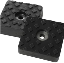 FSW-Products - 4 Stuks - Rubberen Voetjes - Onderzetters - Vierkant - Rubber Dopje - Meubelonderzetter - Meubelverhogers - Trillingsdemper - Anti Slip - 22x22x9 mm — thumbnail 2