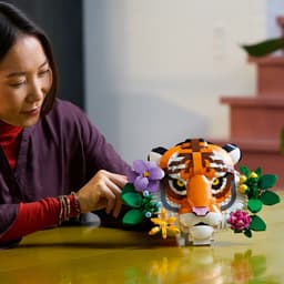 LEGO Art - De Faunacollectie - Tijger Constructiespeelgoed — thumbnail 4