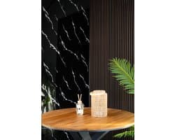 280x122cm Renewpanel PVC wandpaneel. Nero Tempesta - Marmer plaat. - Badkamer paneel. Marmerlook. Renovatiepaneel. Cinewall paneel. TV paneel. Televisie paneel. Douchewand. Douchepaneel. Keukenpaneel. Keukenwand.