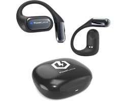 PowerLocus Free X - Open-Ear Koptelefoon - Draadloze Oordopjes - Bluetooth 5.3 - Draadloze oortjes - Waterproof Sport Oortjes - Universeel - Zwart