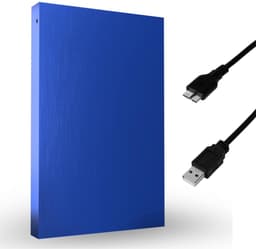 CRLYN® Harde Schijf Extern - Draagbare - 1TB Opslag - Blauw — thumbnail 1