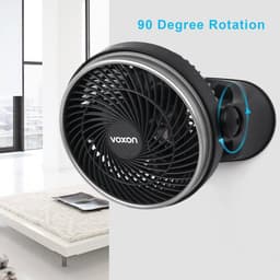 Voxon ventilator | vloerventilator | tafelventilator | Plafondventilator | muurventilator | zwart — thumbnail 3