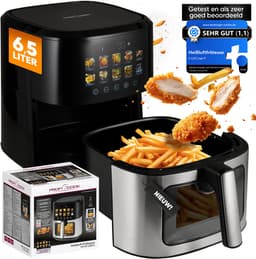 ProfiCook PC-FR 1286 H friteuse Enkel 6,5 l Vrijstaand 1700 W Heteluchtfriteuse Zwart, Roestvrijstaal — thumbnail 10