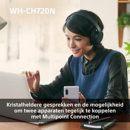 Sony WH-CH720N draadloze Bluetooth-koptelefoon met ruisonderdrukking - Roze — thumbnail 5