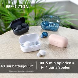 Sony WF-C710N - Draadloze oordopjes met Noise Cancelling - Roze — thumbnail 4