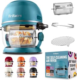Gezonde Contactloze Airfryer 5L met Glazen Pan en 360 Graden Zicht — thumbnail 1