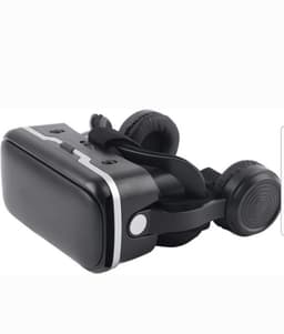Virtual Reality bril met hoofdtelefoon voor Android en iOS-telefoons - 3D VR ervaring - Geschikt voor 35-60 inch schermen — thumbnail 2